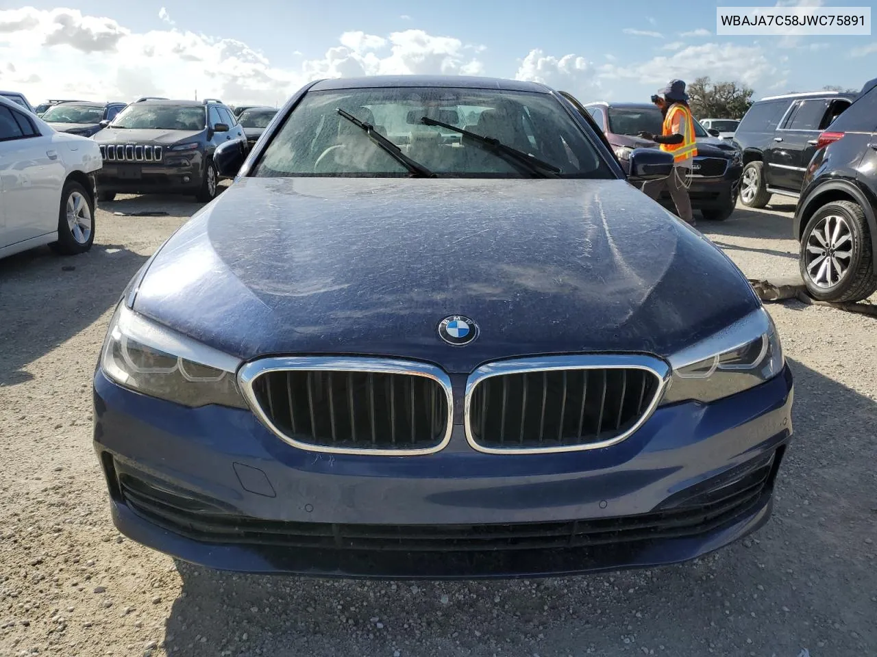 2018 BMW 530 Xi VIN: WBAJA7C58JWC75891 Lot: 78710844