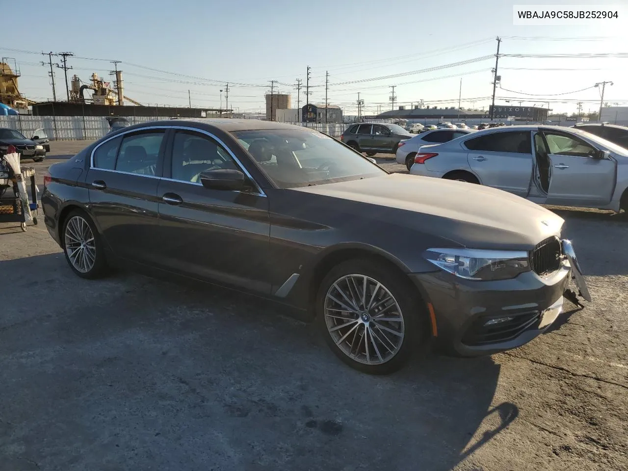 2018 BMW 530E VIN: WBAJA9C58JB252904 Lot: 79972394