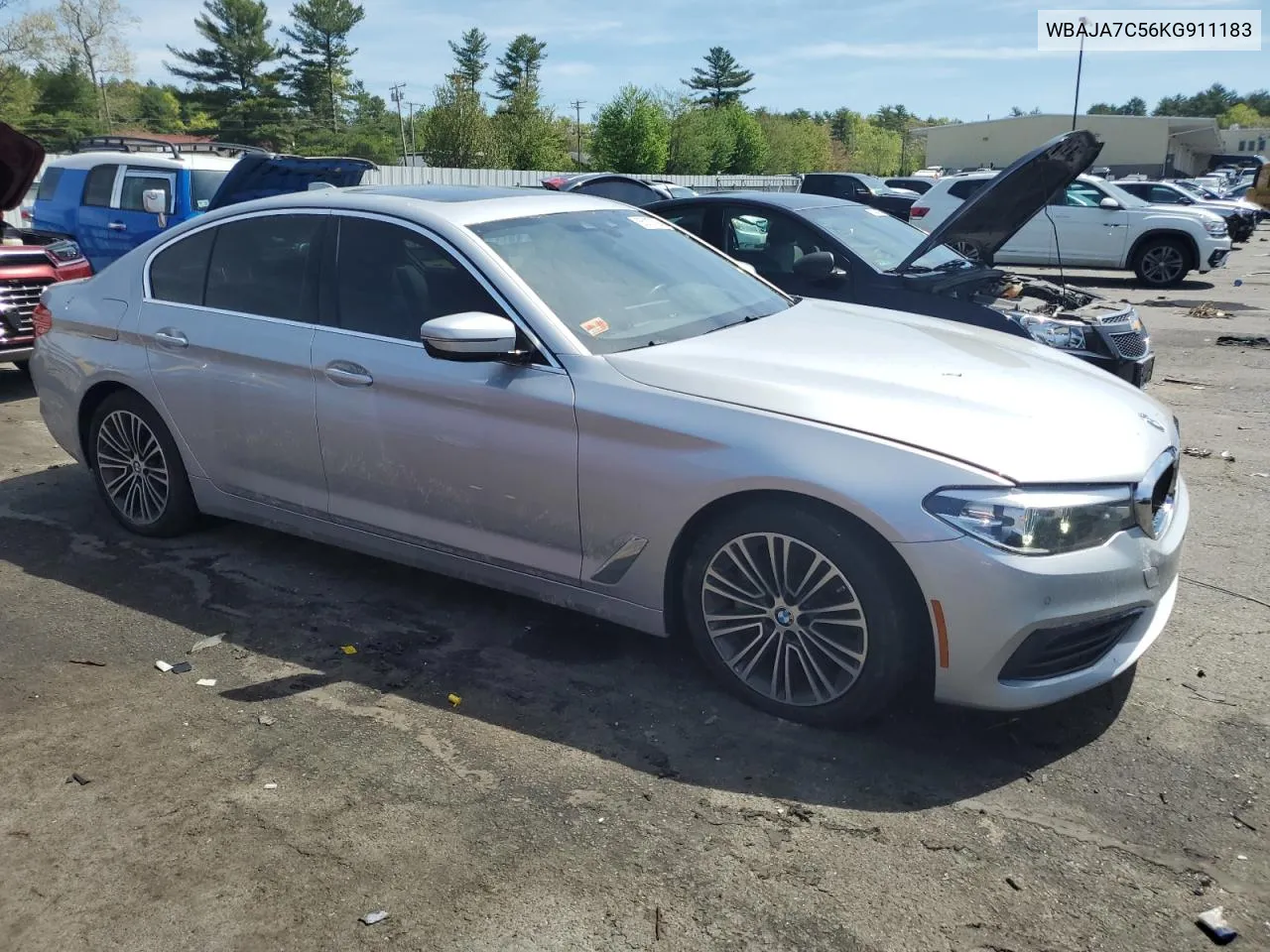 2019 BMW 530 Xi VIN: WBAJA7C56KG911183 Lot: 55137394