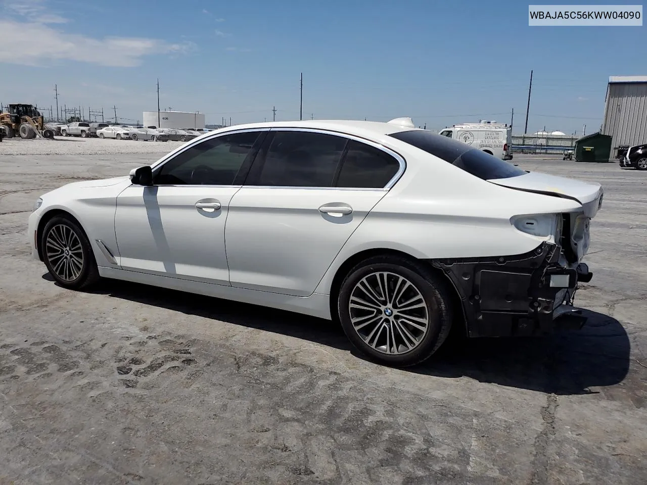 2019 BMW 530 I VIN: WBAJA5C56KWW04090 Lot: 60464234