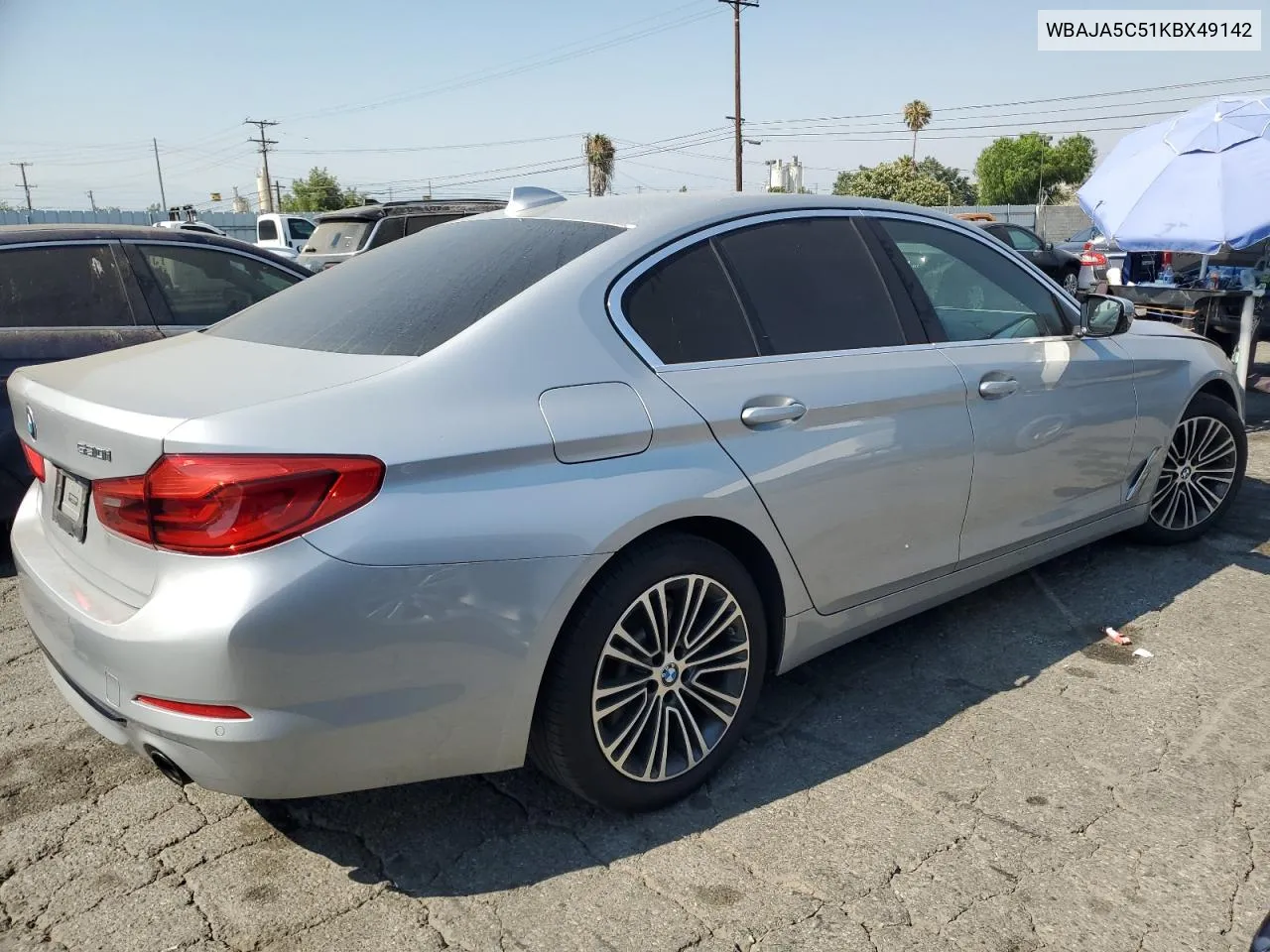 2019 BMW 530 I VIN: WBAJA5C51KBX49142 Lot: 61471564