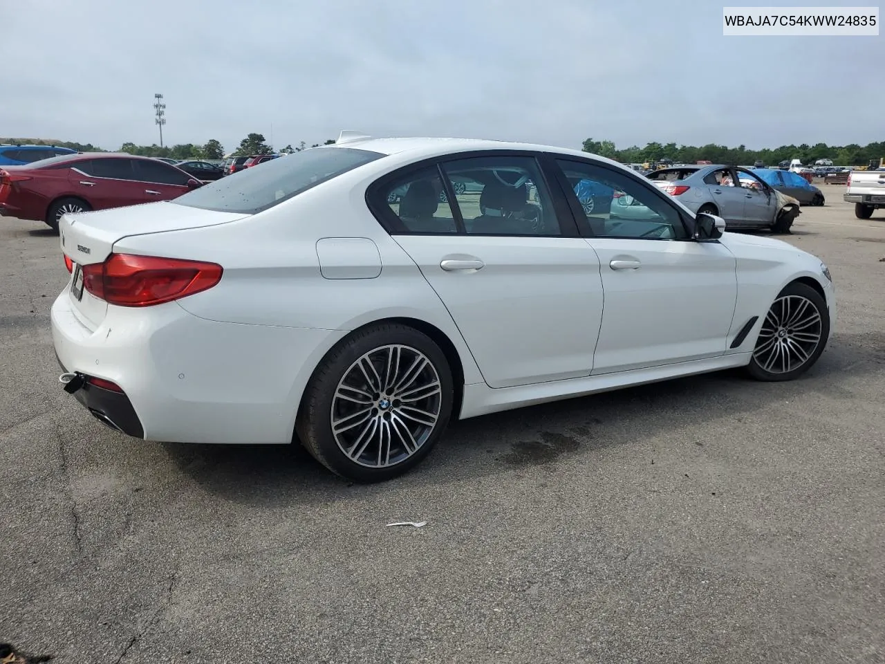 2019 BMW 530 Xi VIN: WBAJA7C54KWW24835 Lot: 61589374