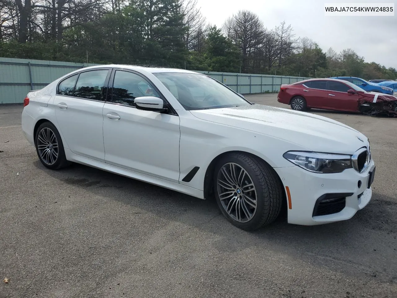 2019 BMW 530 Xi VIN: WBAJA7C54KWW24835 Lot: 61589374