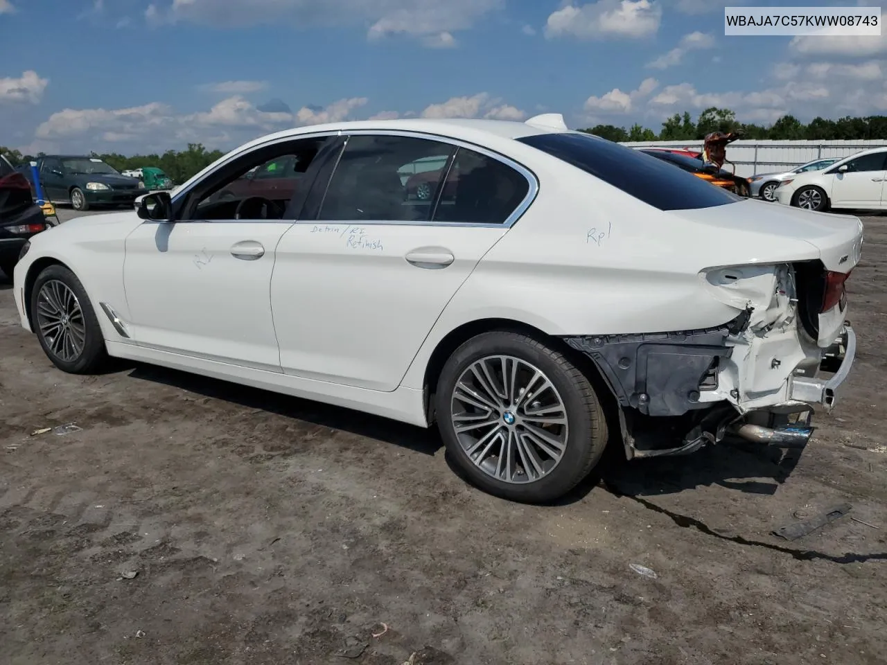 WBAJA7C57KWW08743 2019 BMW 530 Xi