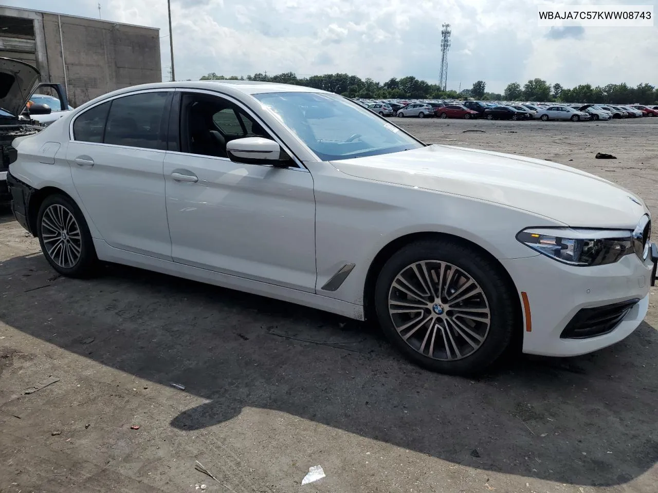 WBAJA7C57KWW08743 2019 BMW 530 Xi