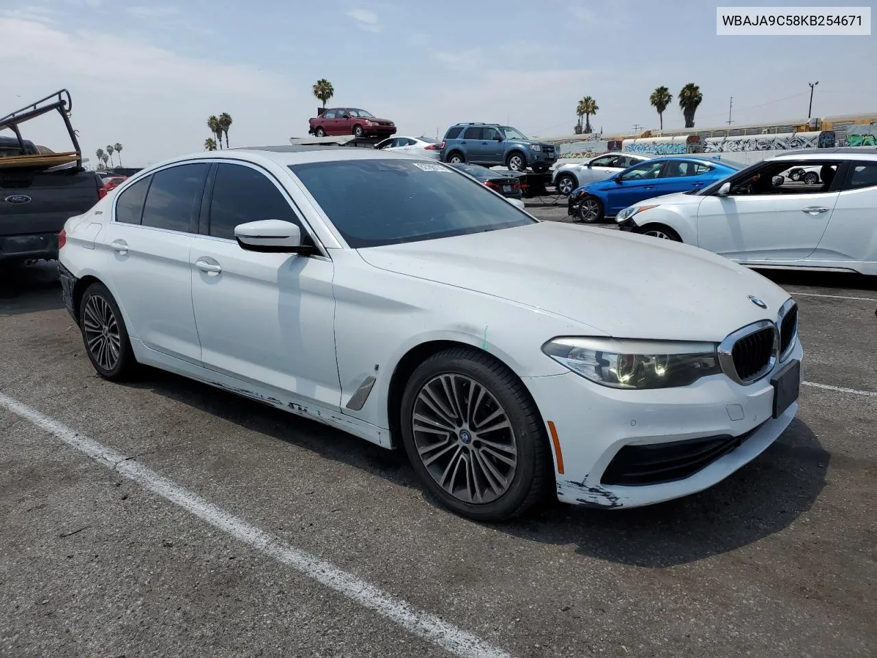 2019 BMW 530E VIN: WBAJA9C58KB254671 Lot: 62766174