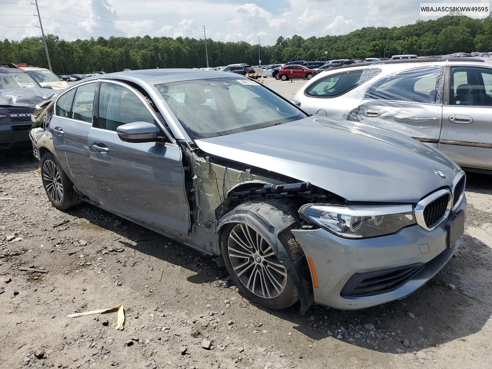 2019 BMW 530 I VIN: WBAJA5C58KWW49595 Lot: 64211804