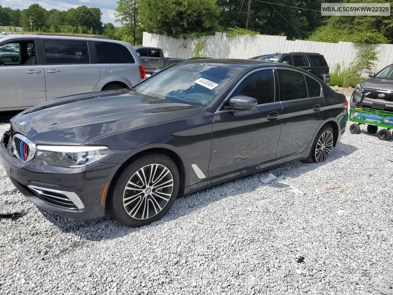 2019 BMW 540 I VIN: WBAJE5C59KWW22328 Lot: 64448964