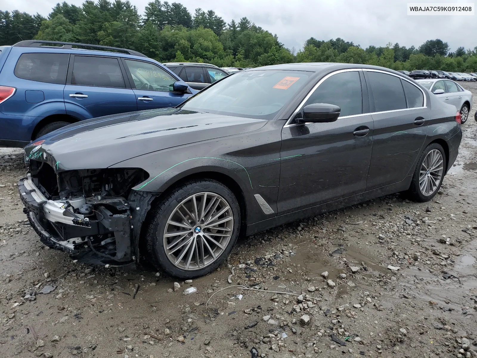 2019 BMW 530 Xi VIN: WBAJA7C59KG912408 Lot: 66701744