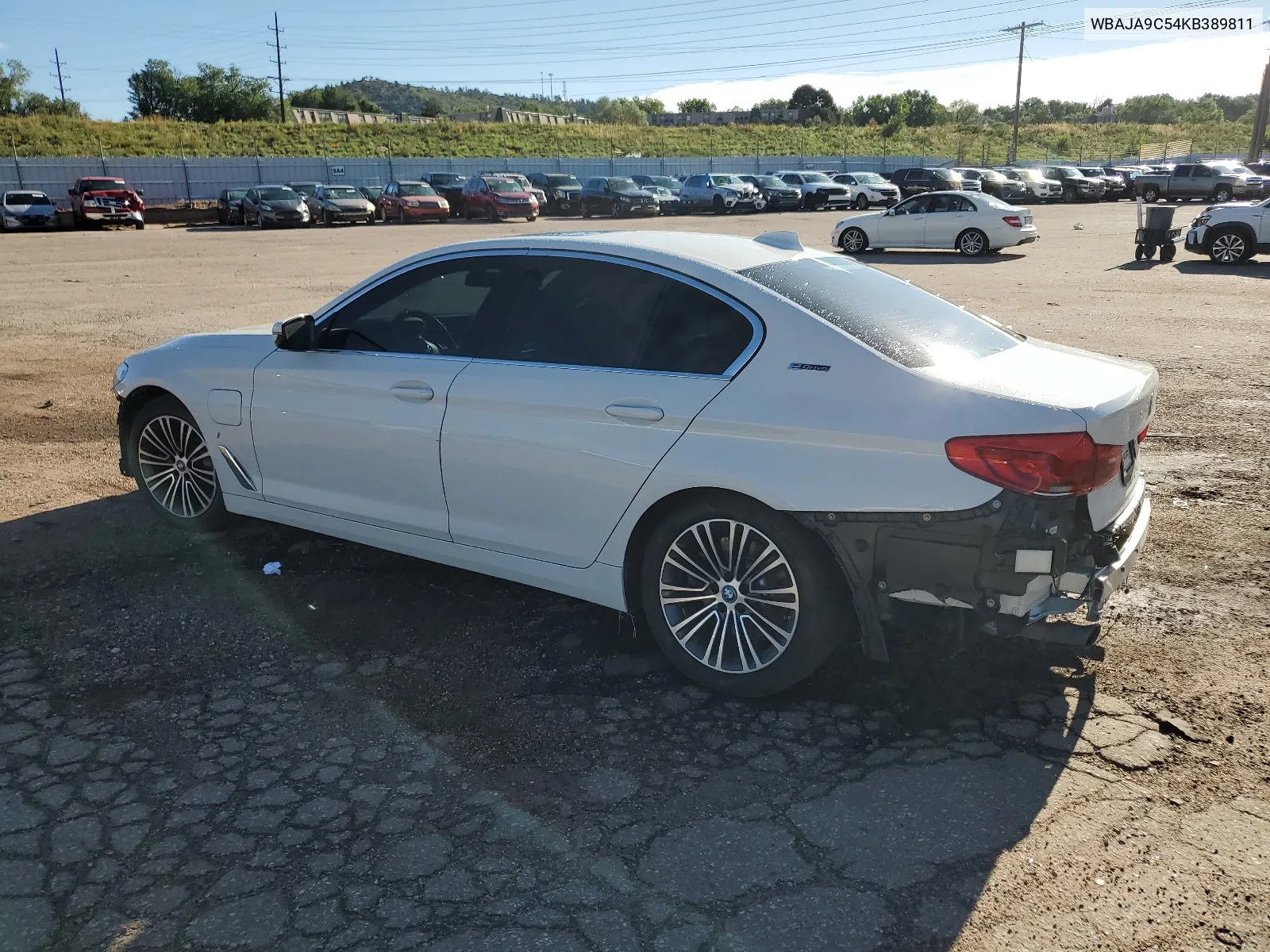 2019 BMW 530E VIN: WBAJA9C54KB389811 Lot: 66767694