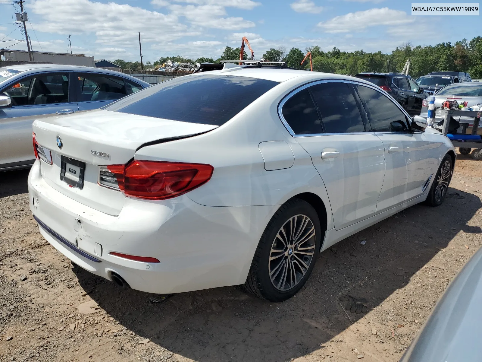 2019 BMW 530 Xi VIN: WBAJA7C55KWW19899 Lot: 67281224