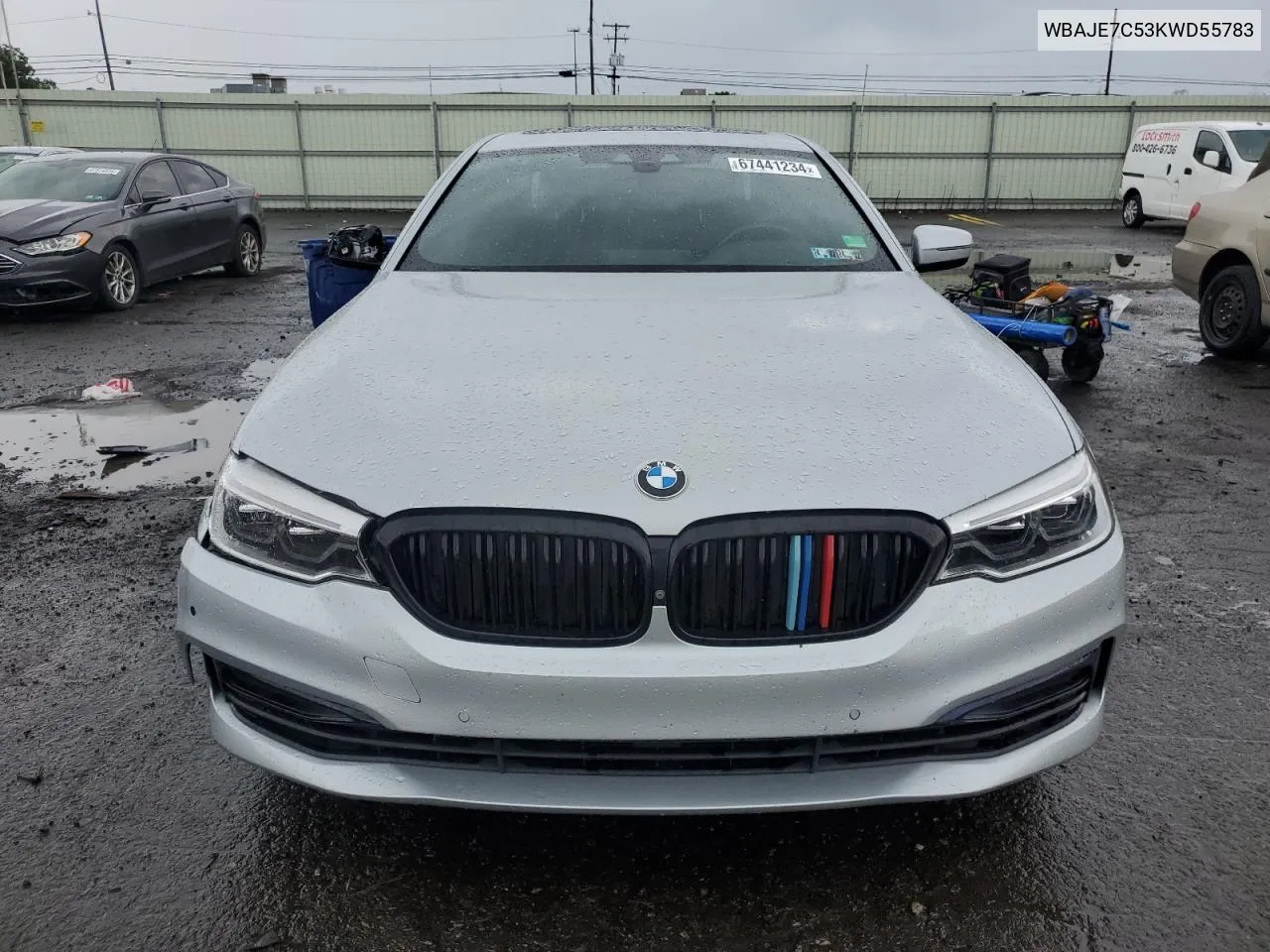 2019 BMW 540 Xi VIN: WBAJE7C53KWD55783 Lot: 67441234