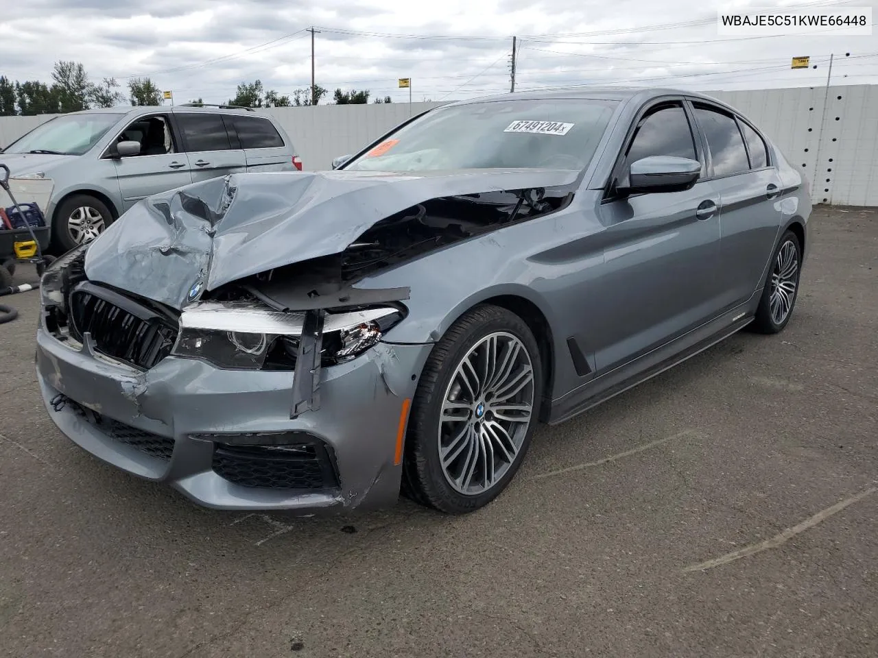 2019 BMW 540 I VIN: WBAJE5C51KWE66448 Lot: 67491204