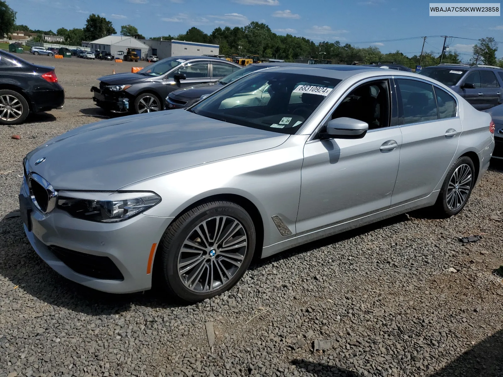 2019 BMW 530 Xi VIN: WBAJA7C50KWW23858 Lot: 68310924