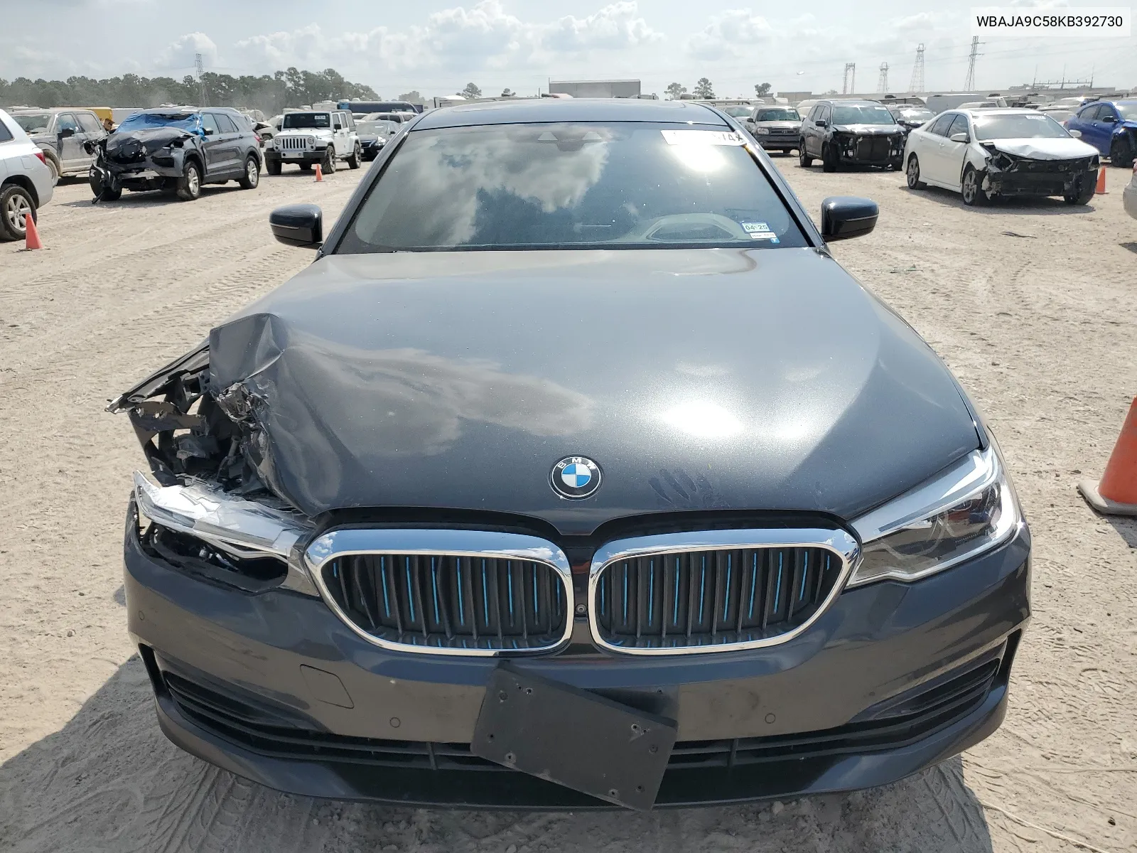 2019 BMW 530E VIN: WBAJA9C58KB392730 Lot: 68467674