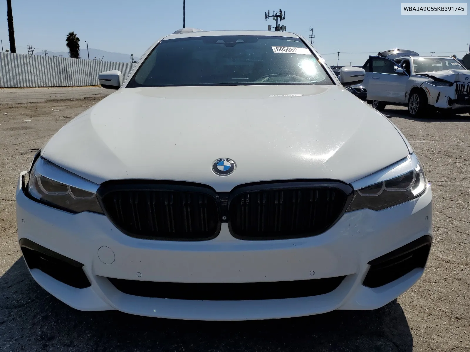 2019 BMW 530E VIN: WBAJA9C55KB391745 Lot: 68505944