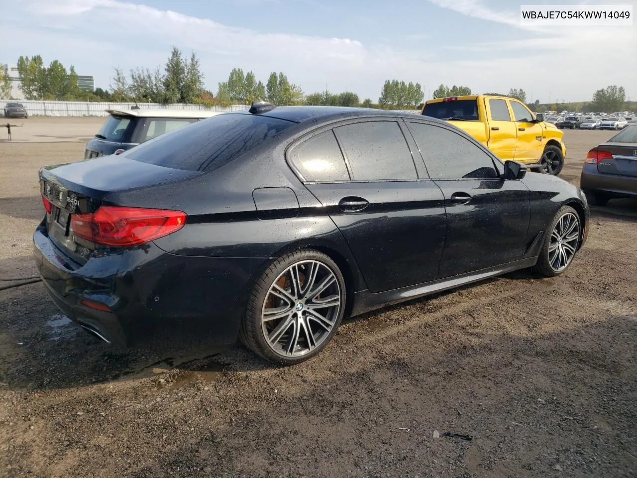 2019 BMW 540 Xi VIN: WBAJE7C54KWW14049 Lot: 68912214