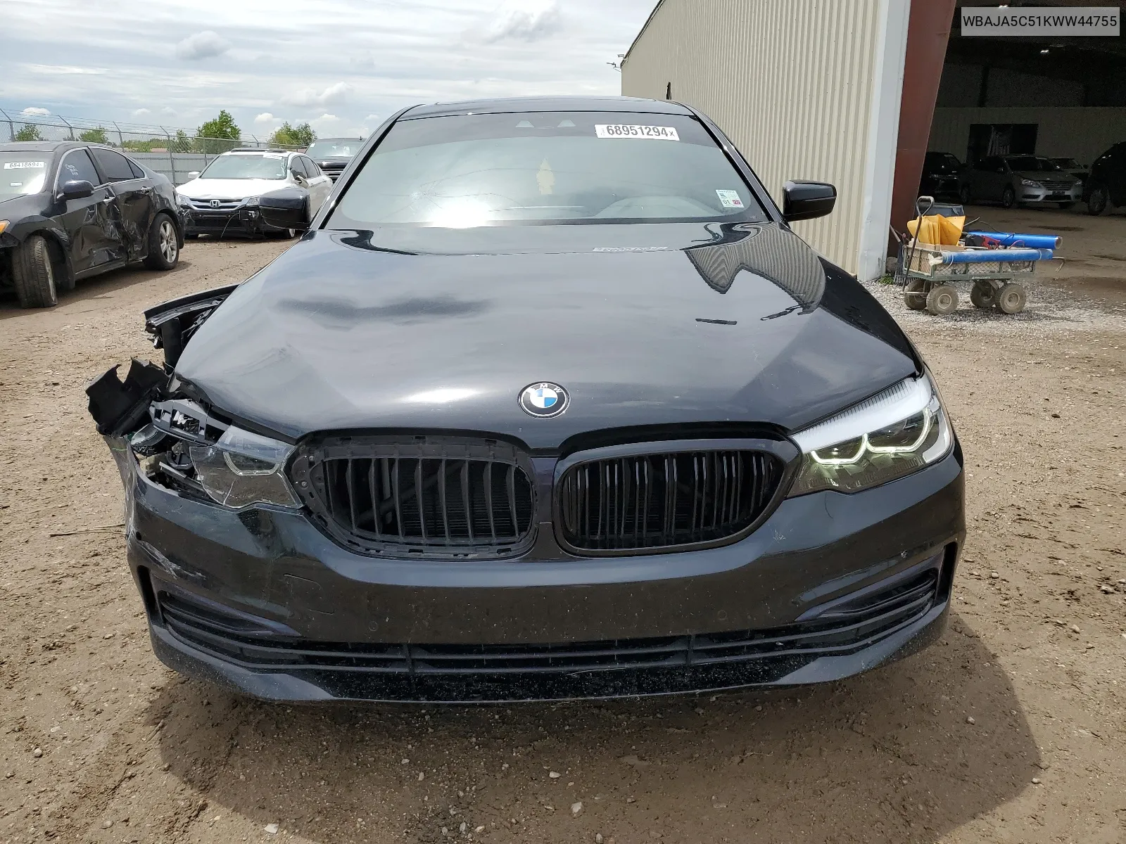 2019 BMW 530 I VIN: WBAJA5C51KWW44755 Lot: 68951294