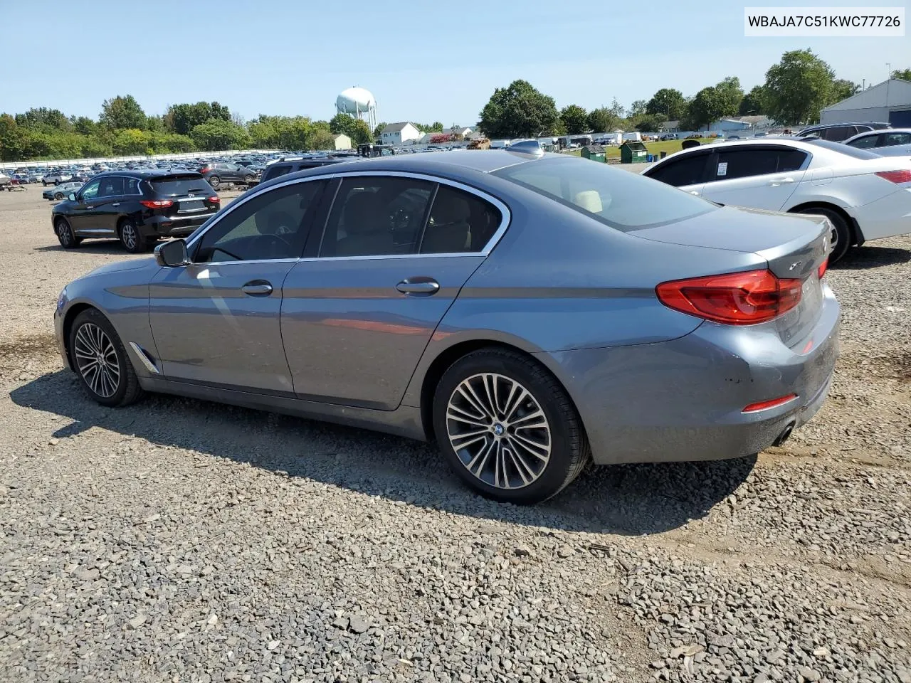 2019 BMW 530 Xi VIN: WBAJA7C51KWC77726 Lot: 69622334