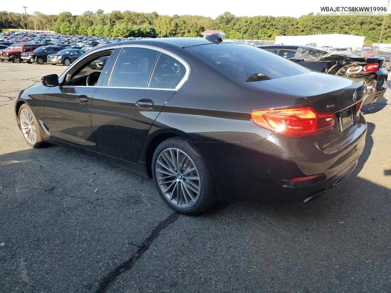 2019 BMW 540 Xi VIN: WBAJE7C58KWW19996 Lot: 69631674