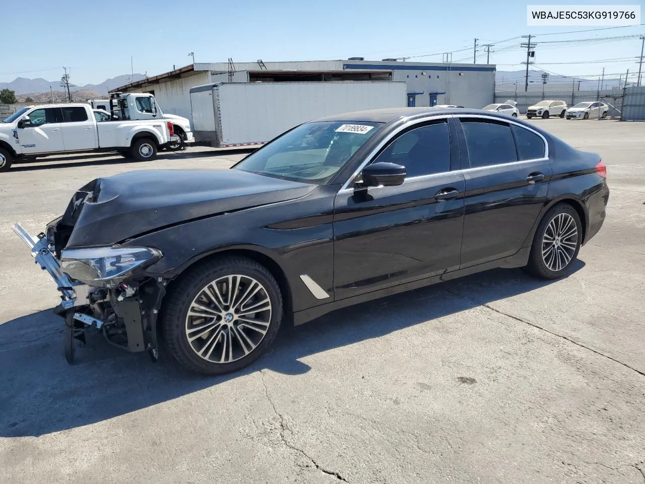 2019 BMW 540 I VIN: WBAJE5C53KG919766 Lot: 70189834