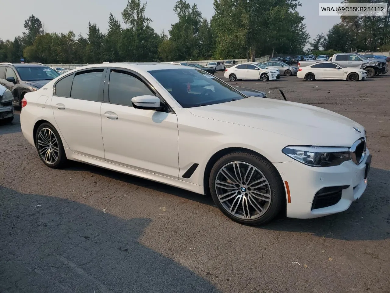 2019 BMW 530E VIN: WBAJA9C55KB254112 Lot: 70454674