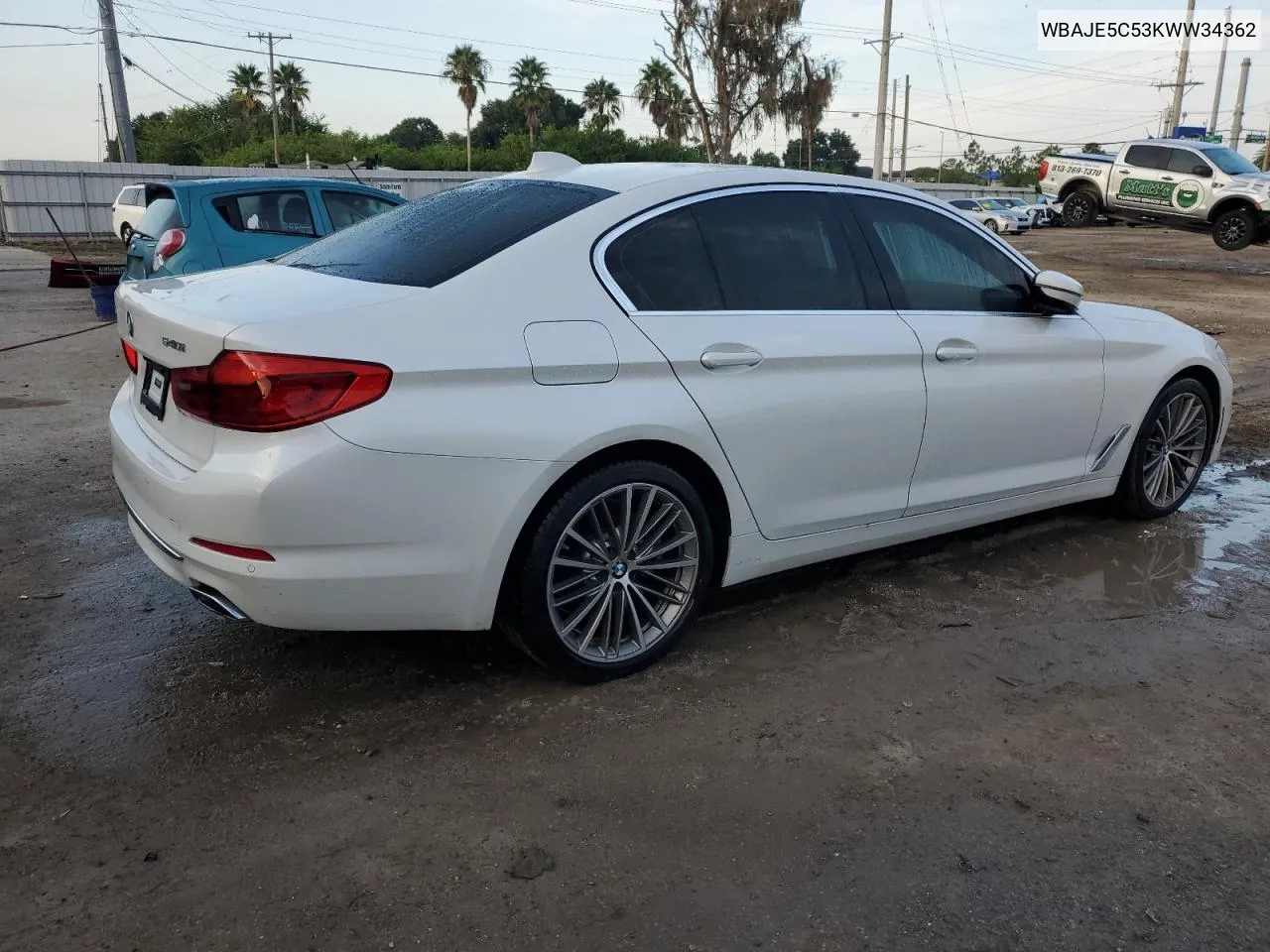 WBAJE5C53KWW34362 2019 BMW 540 I