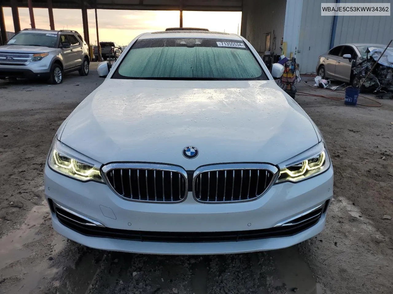 2019 BMW 540 I VIN: WBAJE5C53KWW34362 Lot: 71355534