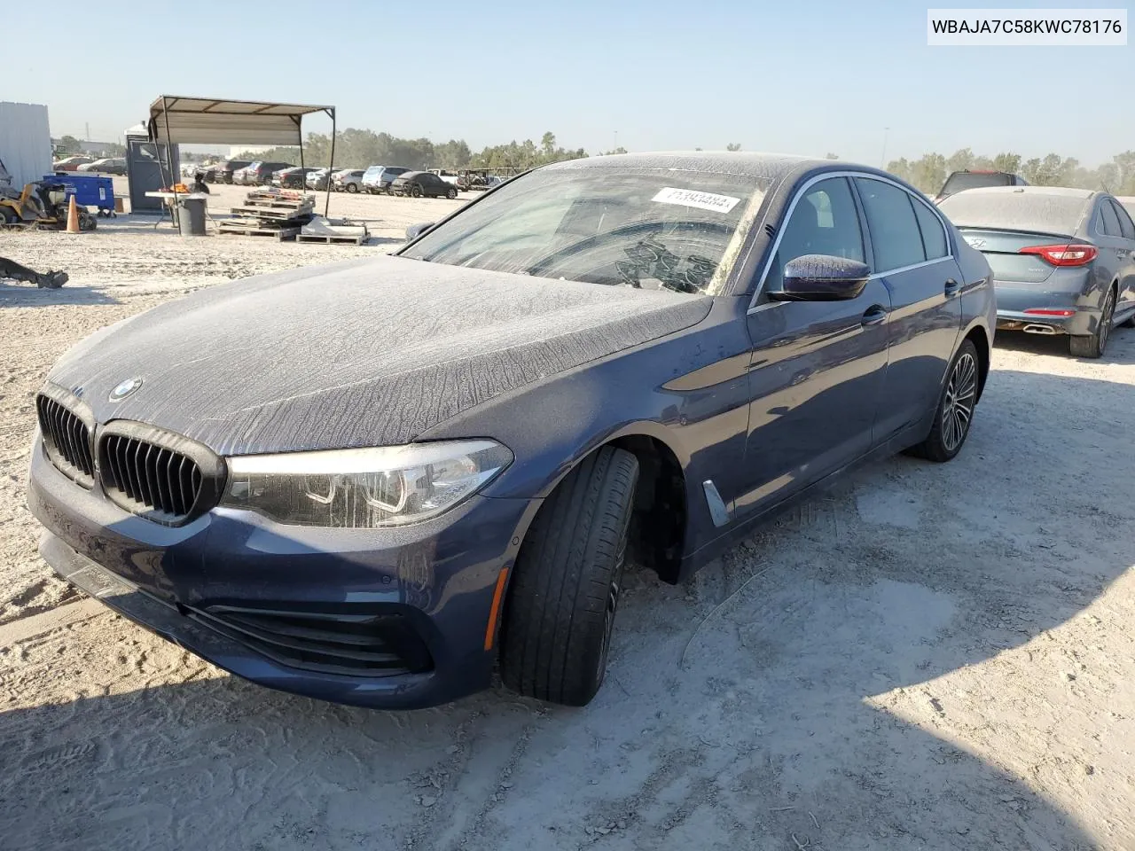 2019 BMW 530 Xi VIN: WBAJA7C58KWC78176 Lot: 71393484