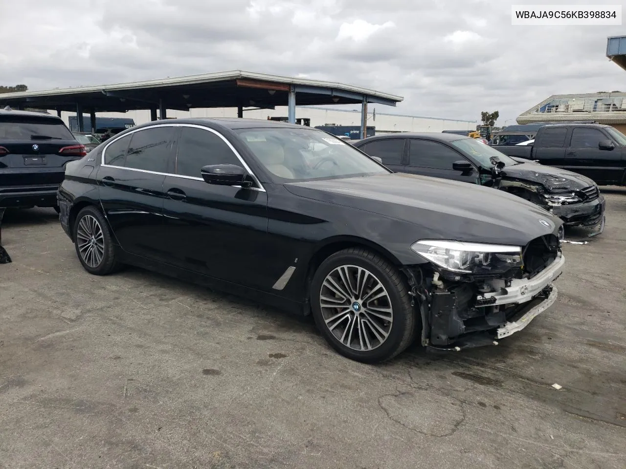 2019 BMW 530E VIN: WBAJA9C56KB398834 Lot: 71605324