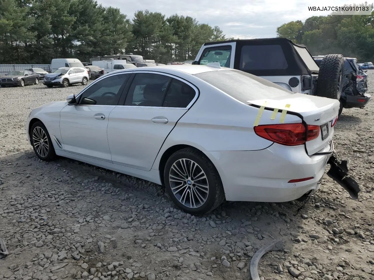 2019 BMW 530 Xi VIN: WBAJA7C51KG910183 Lot: 72138384