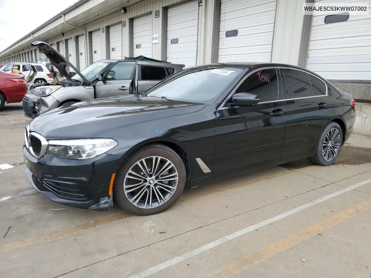 2019 BMW 540 I VIN: WBAJE5C53KWW07002 Lot: 72772404