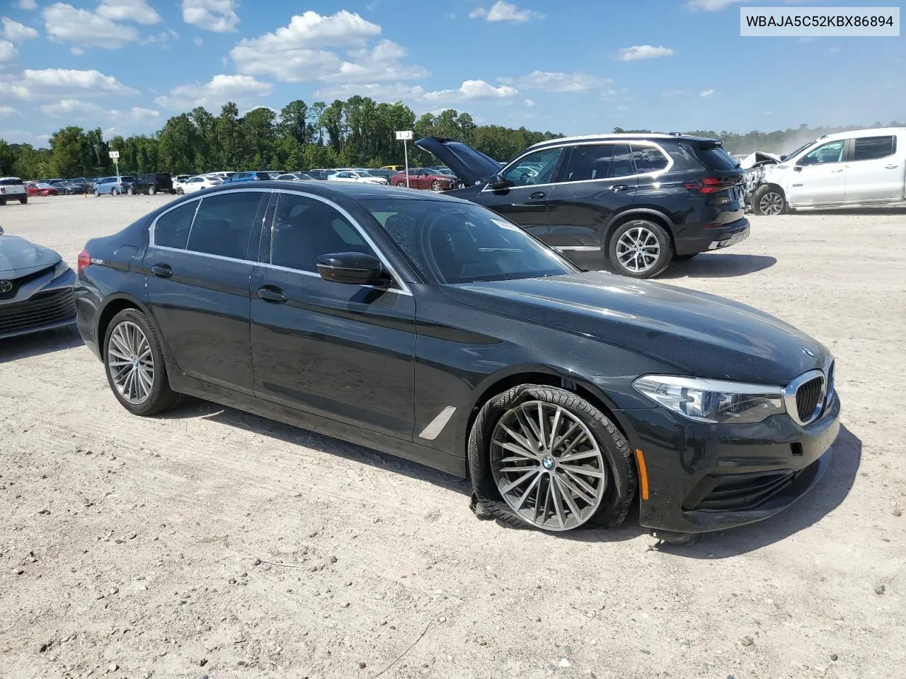 2019 BMW 530 I VIN: WBAJA5C52KBX86894 Lot: 72987674