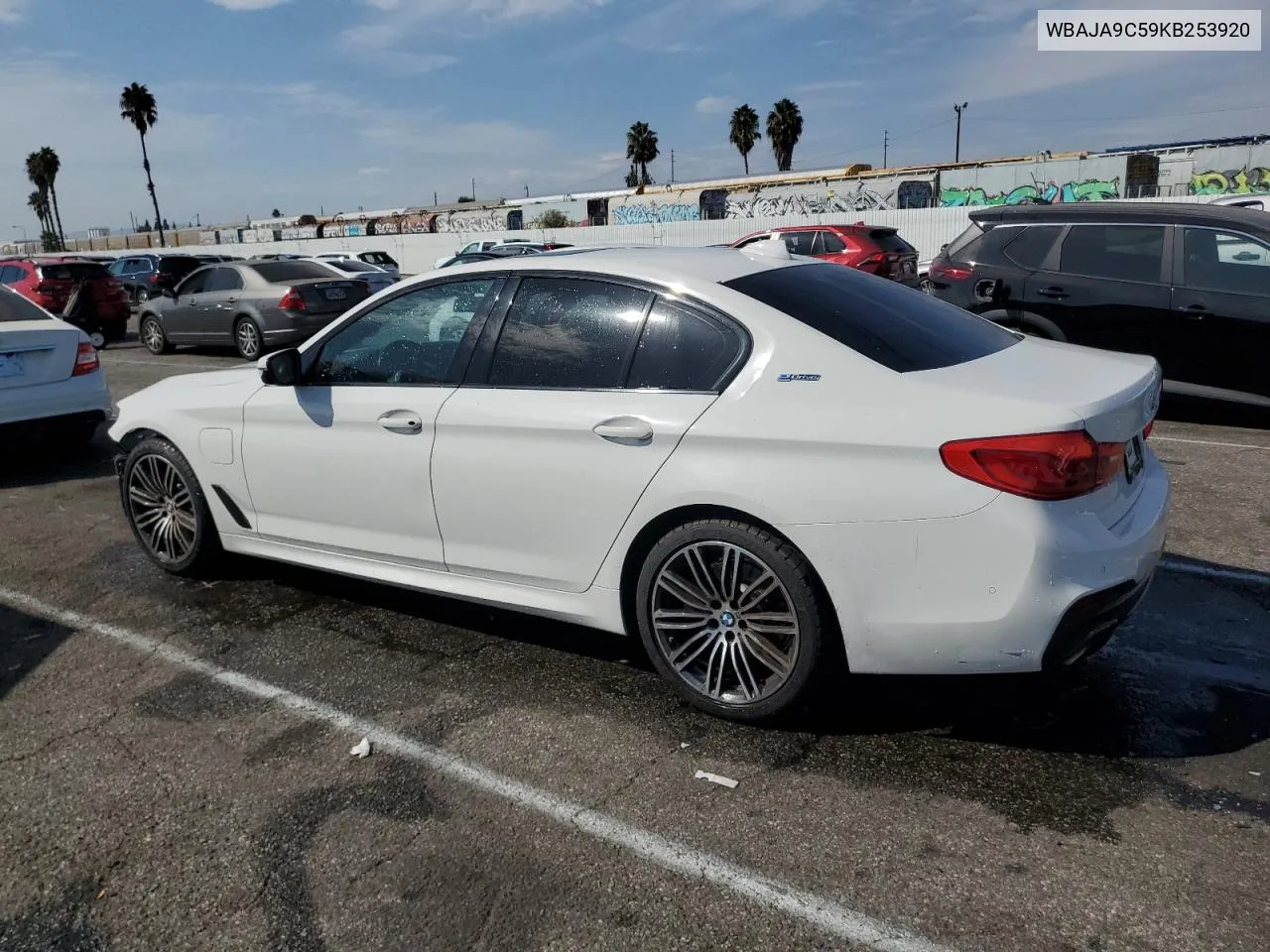 2019 BMW 530E VIN: WBAJA9C59KB253920 Lot: 73480474