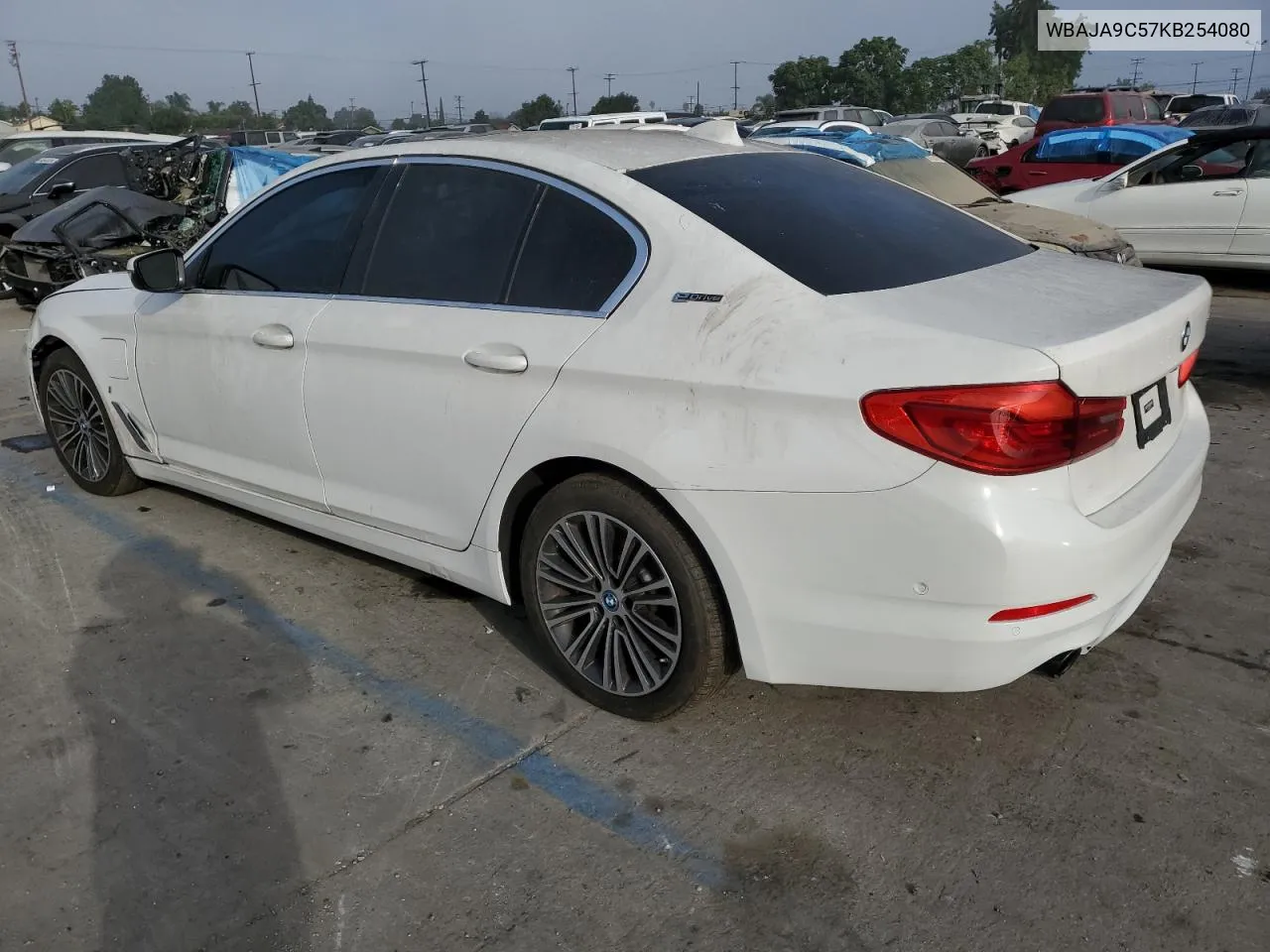 2019 BMW 530E VIN: WBAJA9C57KB254080 Lot: 74037494