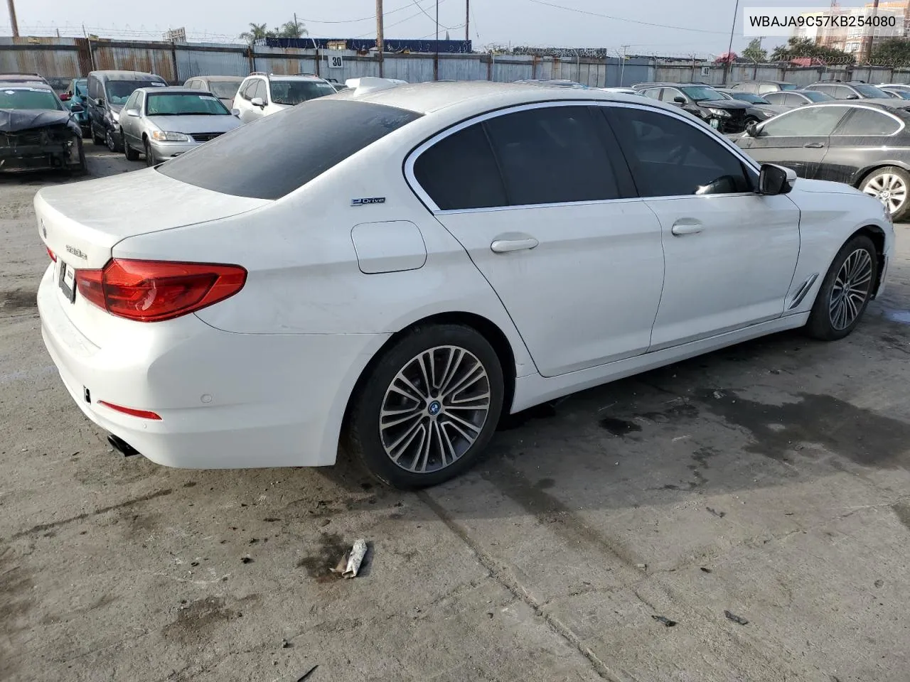 2019 BMW 530E VIN: WBAJA9C57KB254080 Lot: 74037494