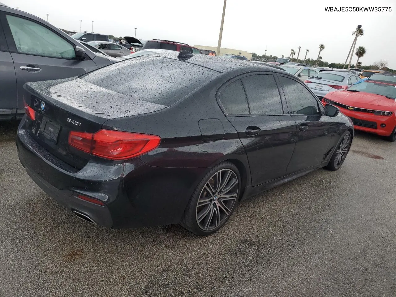 2019 BMW 540 I VIN: WBAJE5C50KWW35775 Lot: 74249684