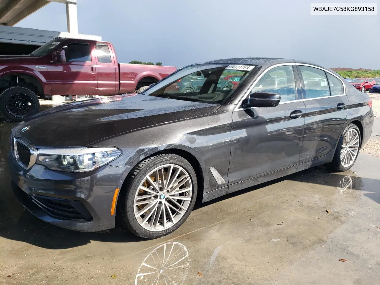 2019 BMW 540 Xi VIN: WBAJE7C58KG893158 Lot: 74301184