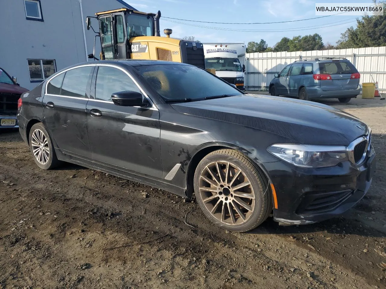 2019 BMW 530 Xi VIN: WBAJA7C55KWW18669 Lot: 74400424