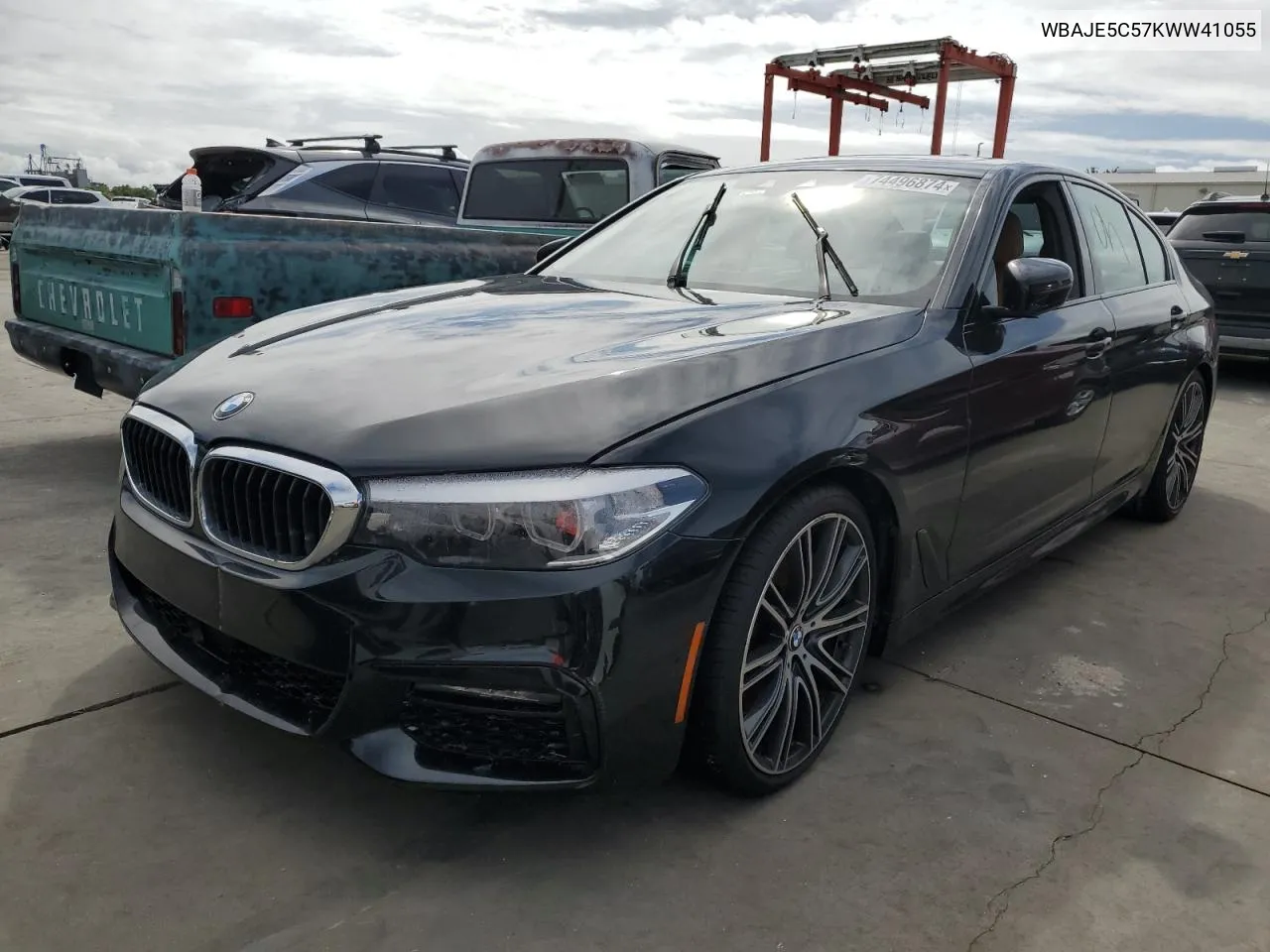 2019 BMW 540 I VIN: WBAJE5C57KWW41055 Lot: 74496874