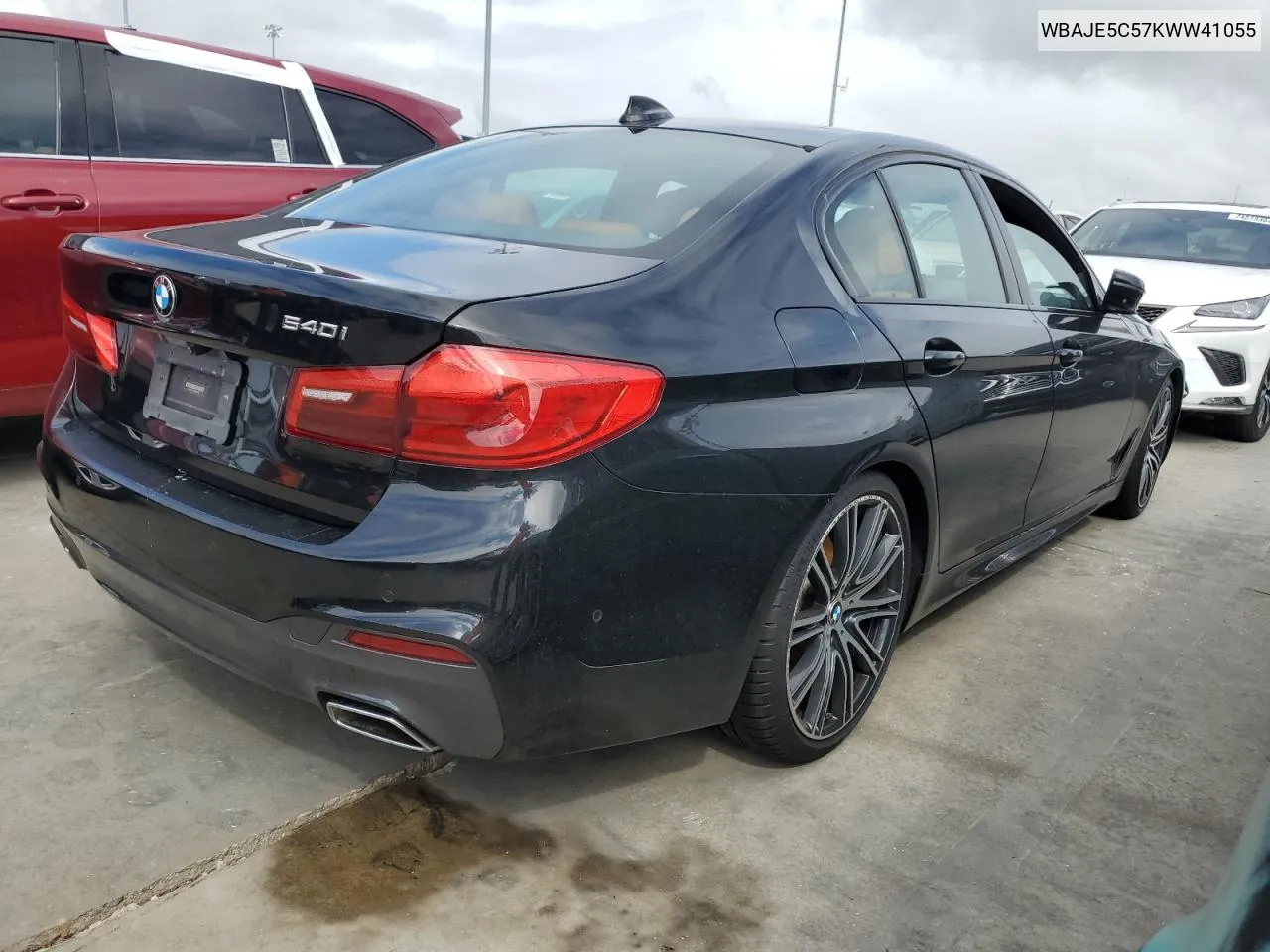 2019 BMW 540 I VIN: WBAJE5C57KWW41055 Lot: 74496874