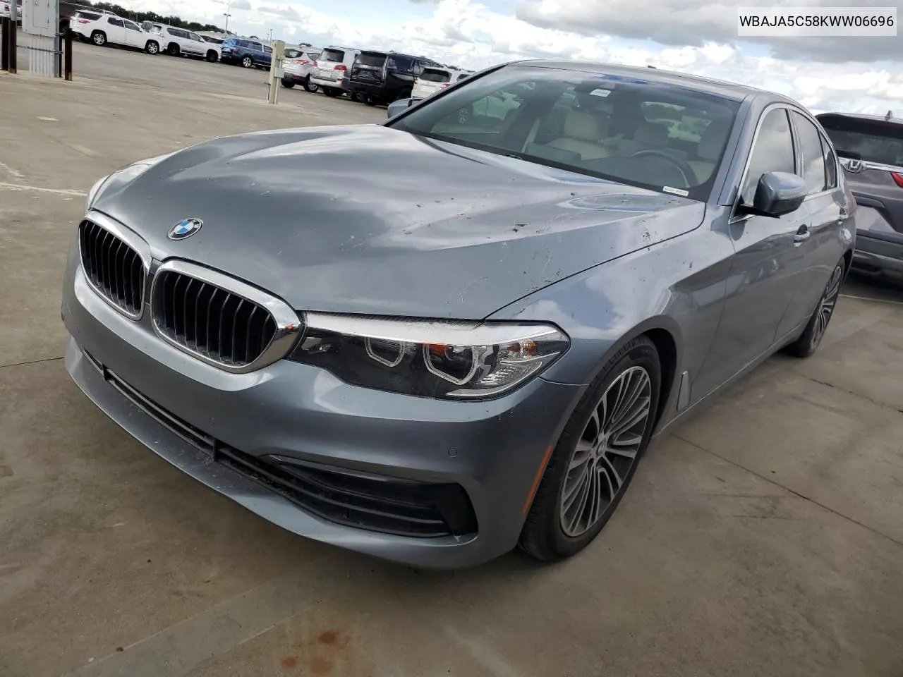 2019 BMW 530 I VIN: WBAJA5C58KWW06696 Lot: 74604044