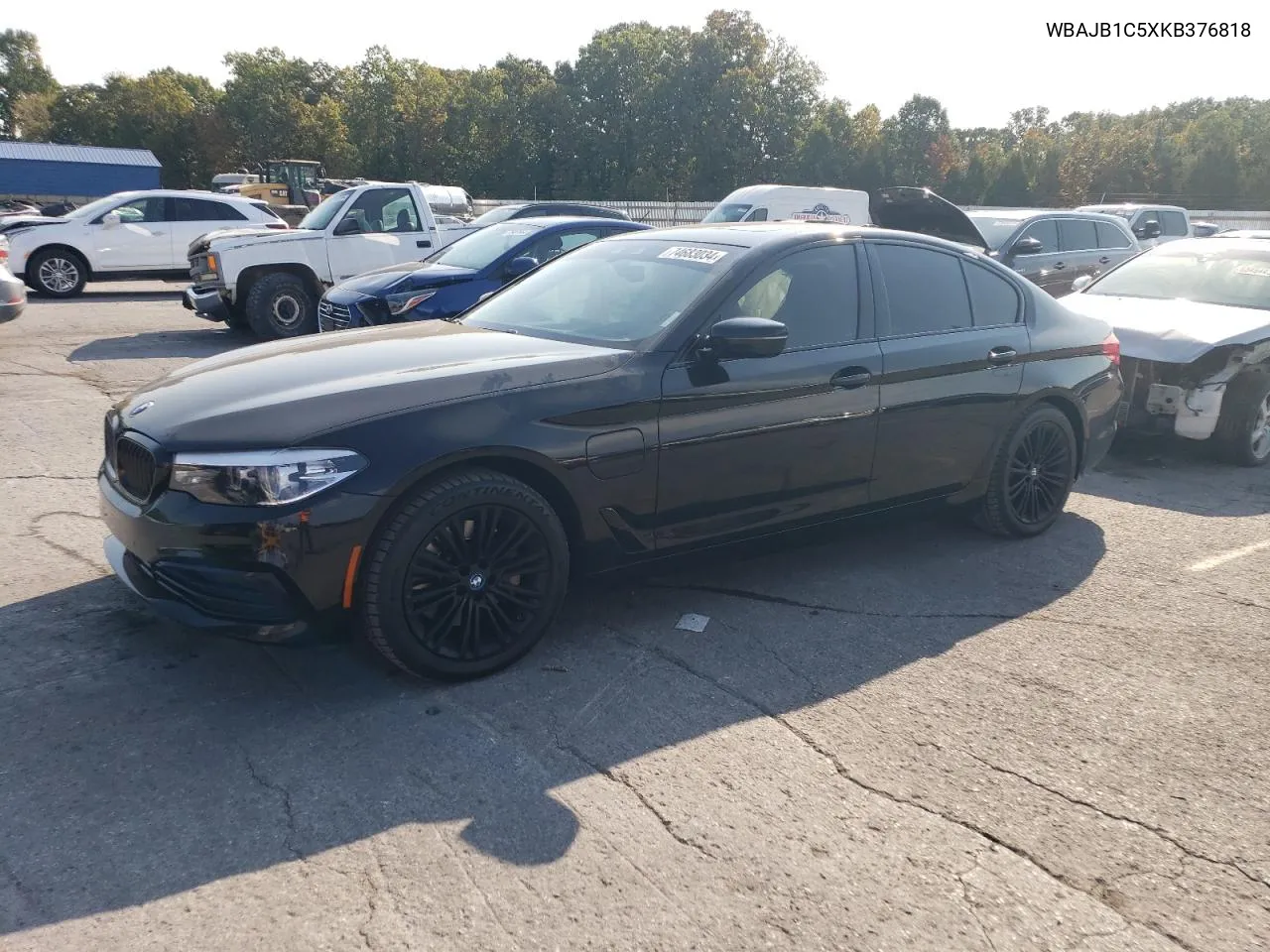 2019 BMW 530Xe VIN: WBAJB1C5XKB376818 Lot: 74683034