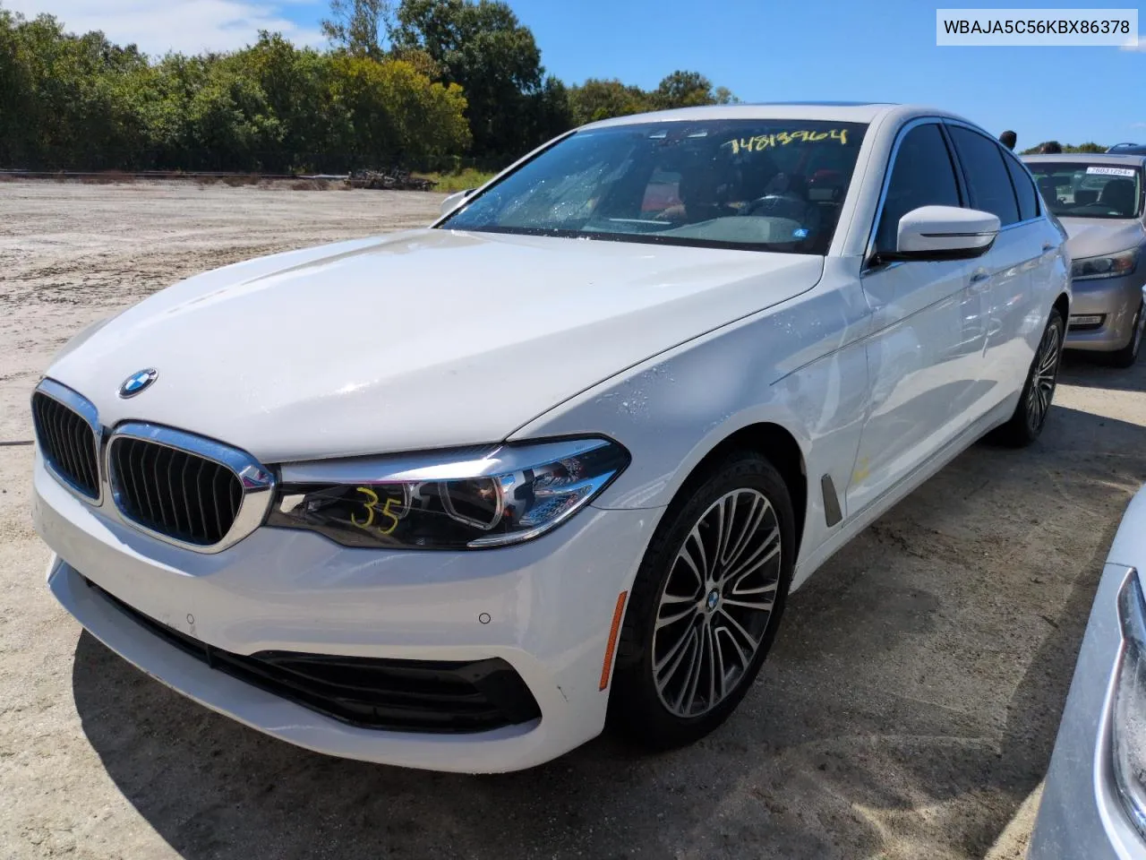 WBAJA5C56KBX86378 2019 BMW 530 I