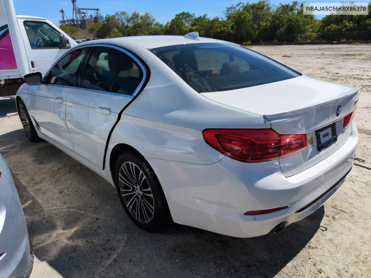 WBAJA5C56KBX86378 2019 BMW 530 I