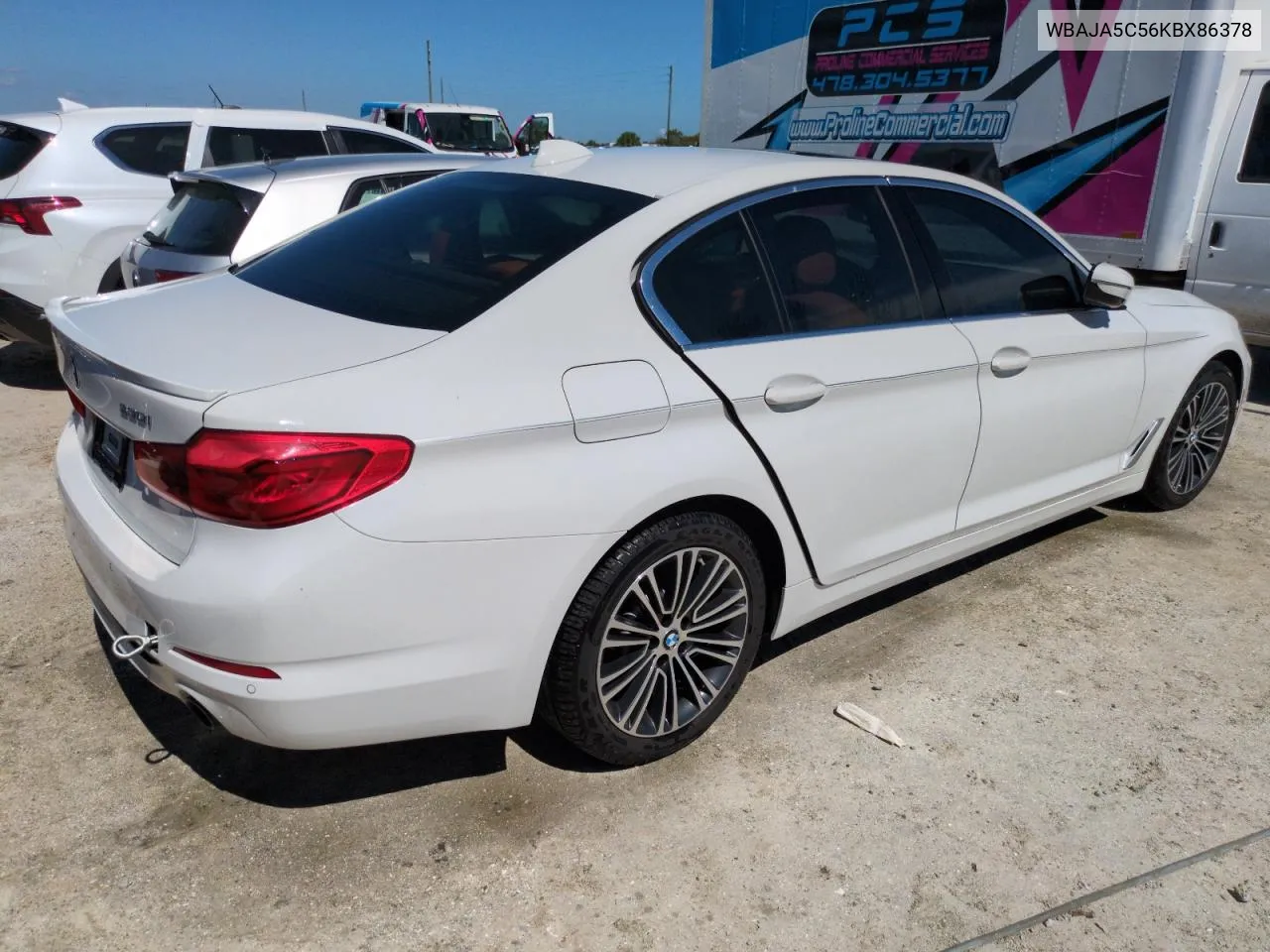 WBAJA5C56KBX86378 2019 BMW 530 I