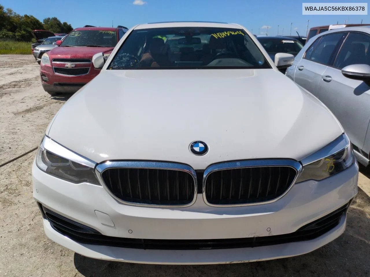 2019 BMW 530 I VIN: WBAJA5C56KBX86378 Lot: 74813964