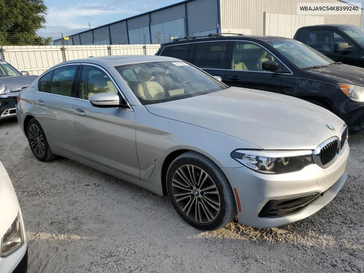 2019 BMW 530E VIN: WBAJA9C54KB399240 Lot: 76110984