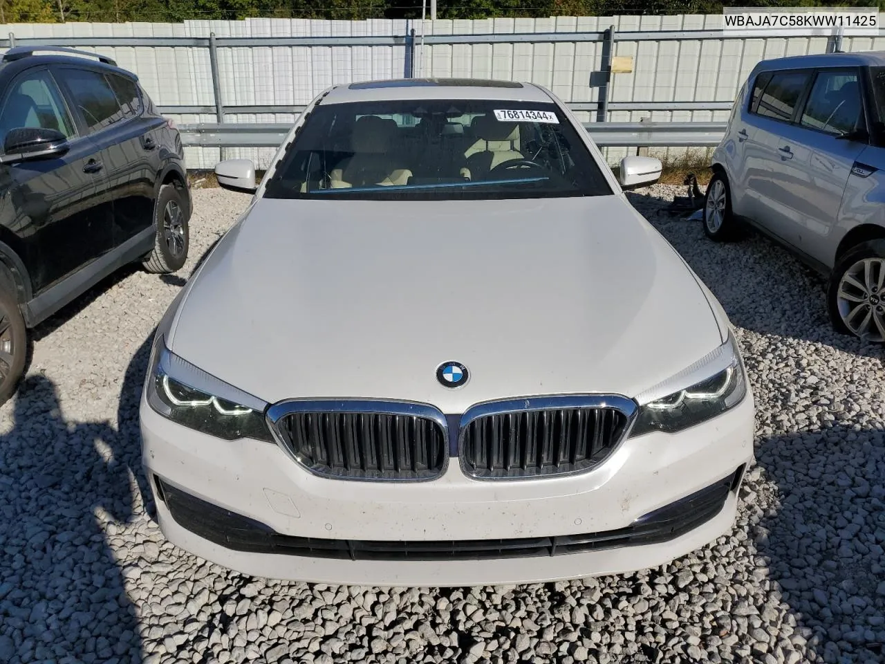 2019 BMW 530 Xi VIN: WBAJA7C58KWW11425 Lot: 76814344