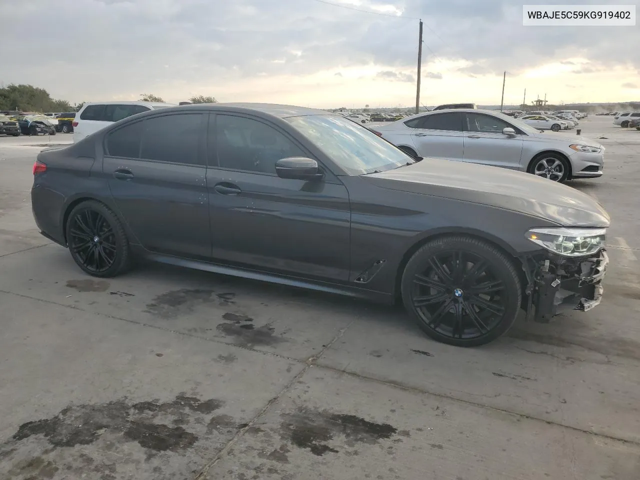 2019 BMW 540 I VIN: WBAJE5C59KG919402 Lot: 78366124